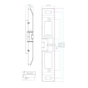 Surface Mounted Panic Bar Electric Strike