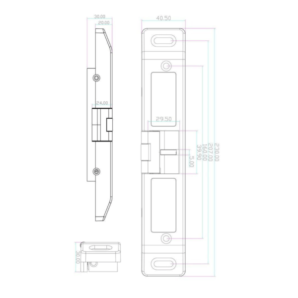 Surface Mounted Panic Bar Electric Strike - Image 4