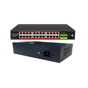 24-Port Gigabit POE Switch+2 Gigabit Uplink Ports