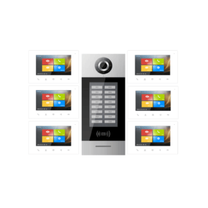 6 Unit Touch-screen Panel For 6-Multi-unit Apartment Building