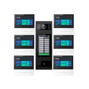 2 Wire Video Intercom For 6 Apartment