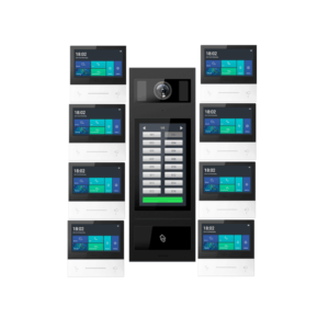 8 Multi Tenant Building 2 Wire Video Intercom
