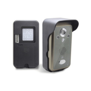 2 Door Station Cameras 3 Room Wireless Video Intercom Kit