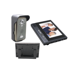 2 Door Station Cameras 3 Room Wireless Video Intercom Kit