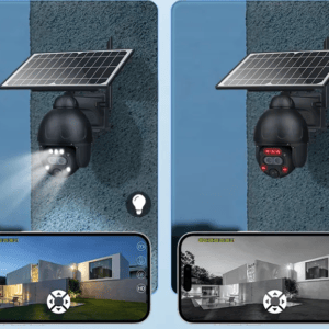 12x Zoom 8MP Solar Powered PTZ Camera