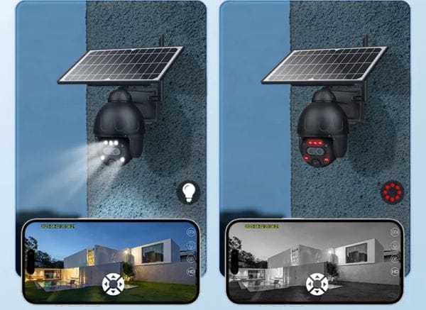 12x Zoom 8MP Solar Powered PTZ Camera - Image 2