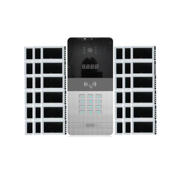 Video Intercom Entry System For 36-Room Apartment Building