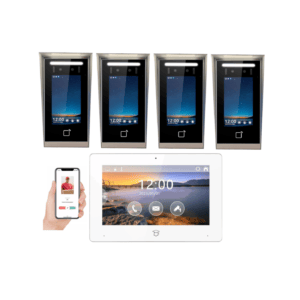 Smart 4-Door Video Access Control System with Motion Detection