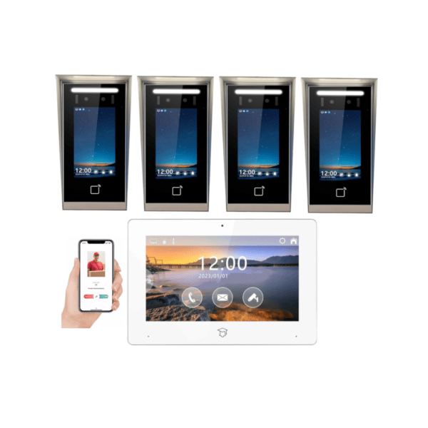 Smart 4-Door Video Access Control System with Motion Detection