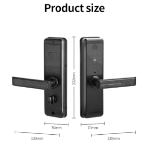 5-in-1 Smart Door Lock with Bluetooth & Optional Wi-Fi Connectivity